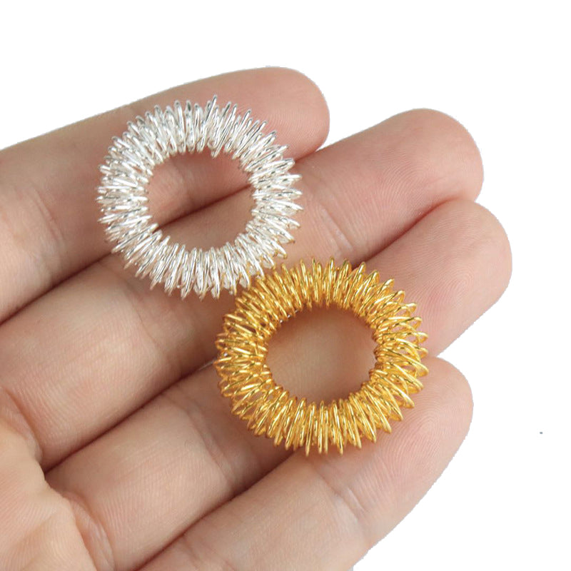 Spiky Sensory Fidget Rings (5 Pieces)