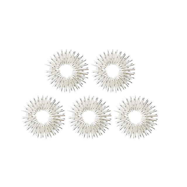 Spiky Sensory Fidget Rings (5 Pieces)