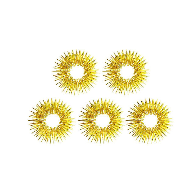 Spiky Sensory Fidget Rings (5 Pieces)